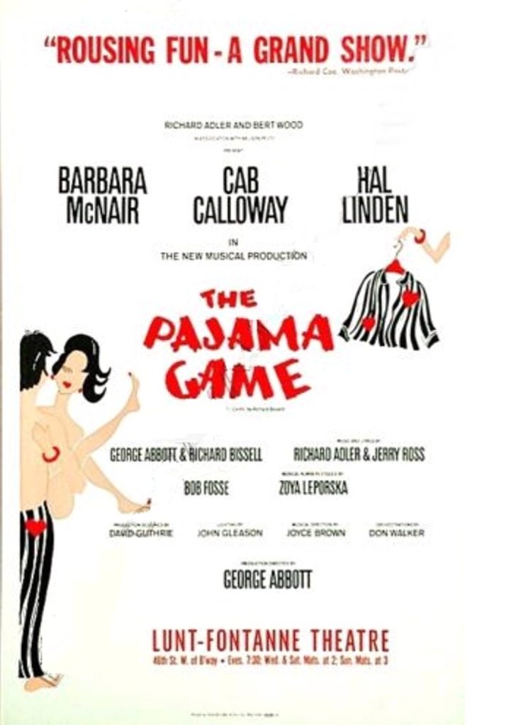 The Broadway Musical “The Pajama Game” 19731974 The Official Barbara McNair Site